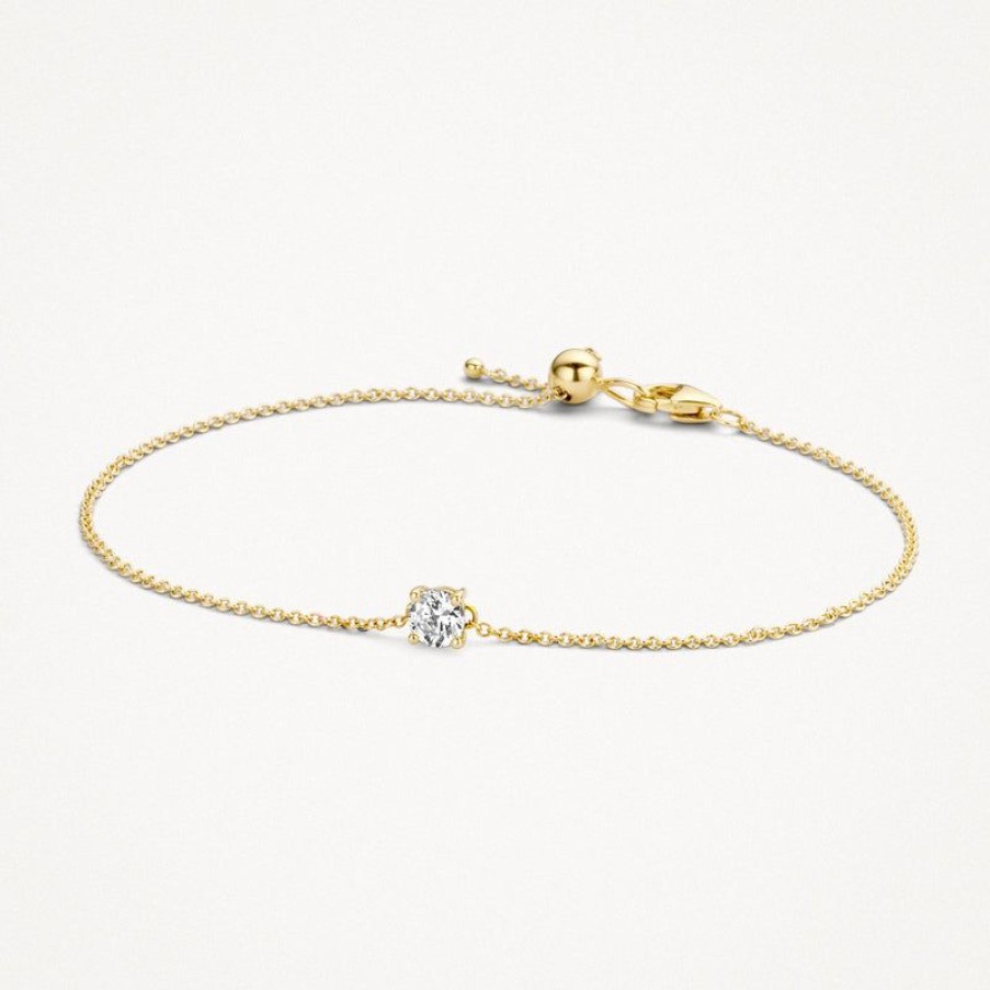 Bracelets Blush | 14K Yellow Gold With Zirconia