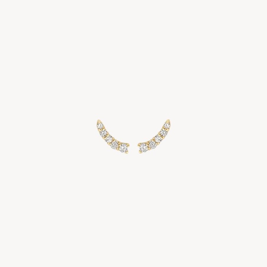 Earrings Blush | 14K Yellow Gold With Zirconia