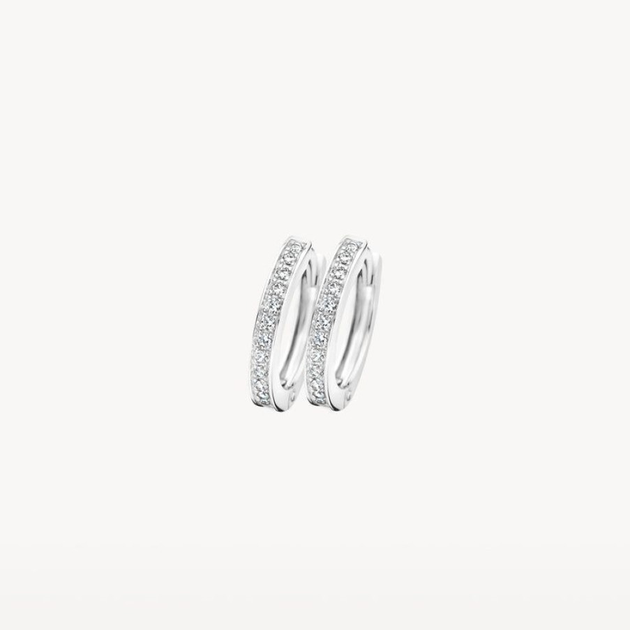 Earrings Blush | 14K White Gold With Zirconia