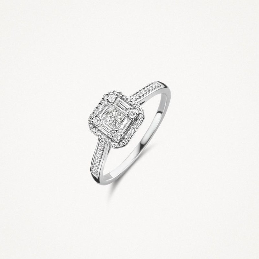 Rings Blush | 14K White Gold With Diamond