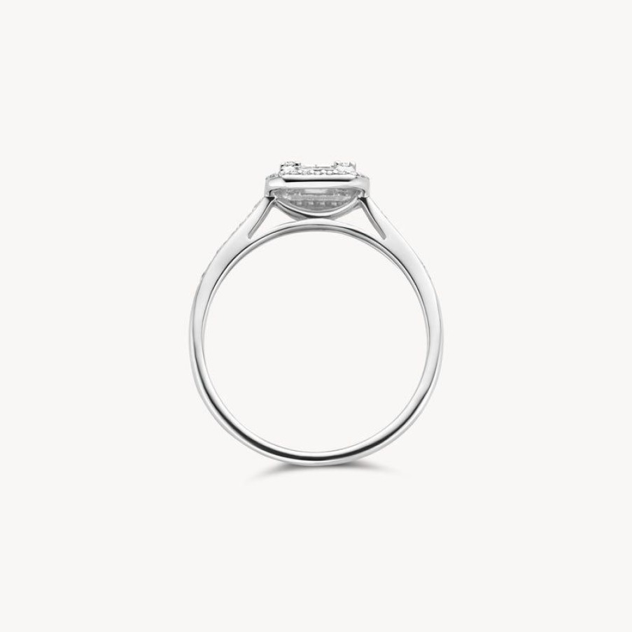 Rings Blush | 14K White Gold With Diamond