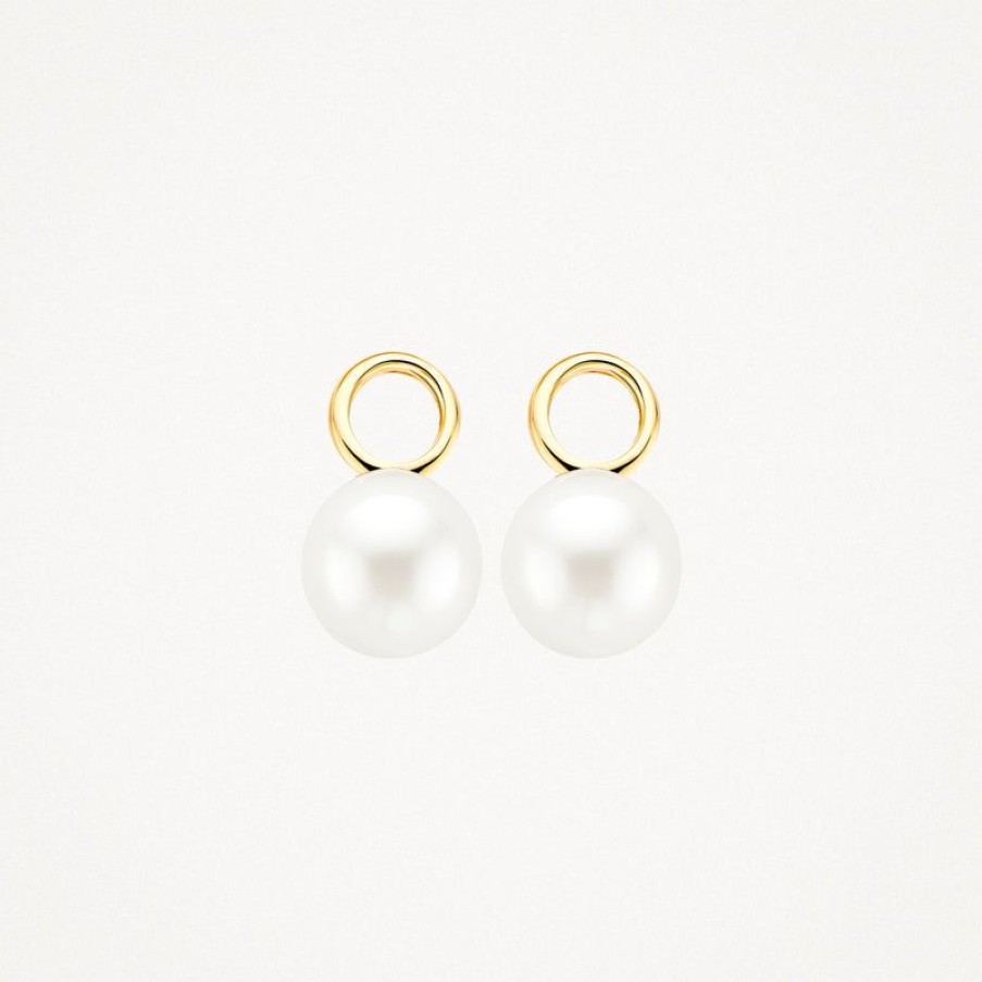 Ear Charms Blush | 14K Yellow Gold With Swarovski Pearl