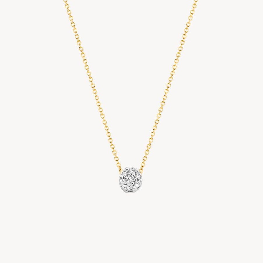 Necklaces Blush | 14K Gold And White Gold With Zirconia