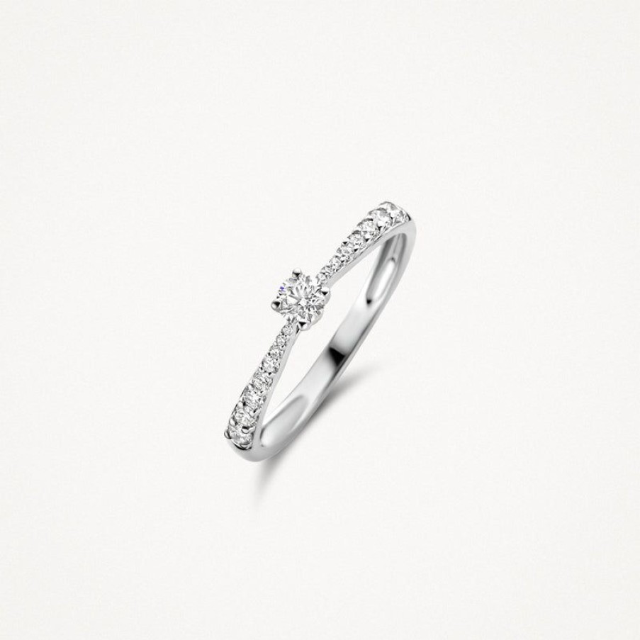 Rings Blush | 14K White Gold With Diamond