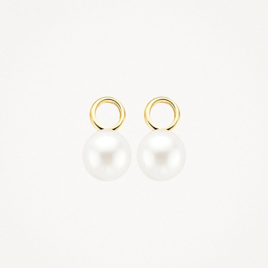 Ear Charms Blush | 14K Yellow Gold With Swarovski Pearl