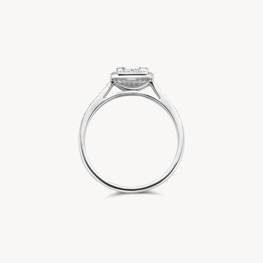 Rings Blush | 14K White Gold With Diamond