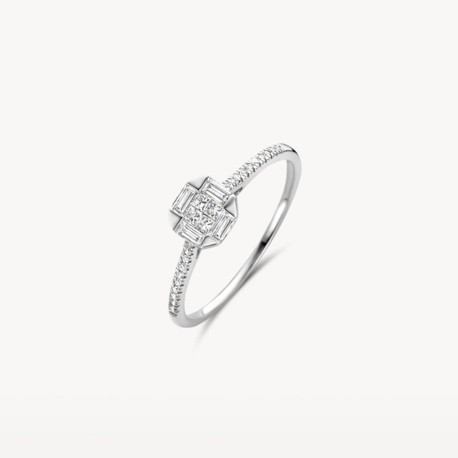 Rings Blush | 14K White Gold With Diamond