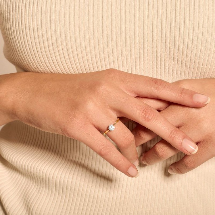 Rings Blush | 14K Yellow And White Gold With Diamond