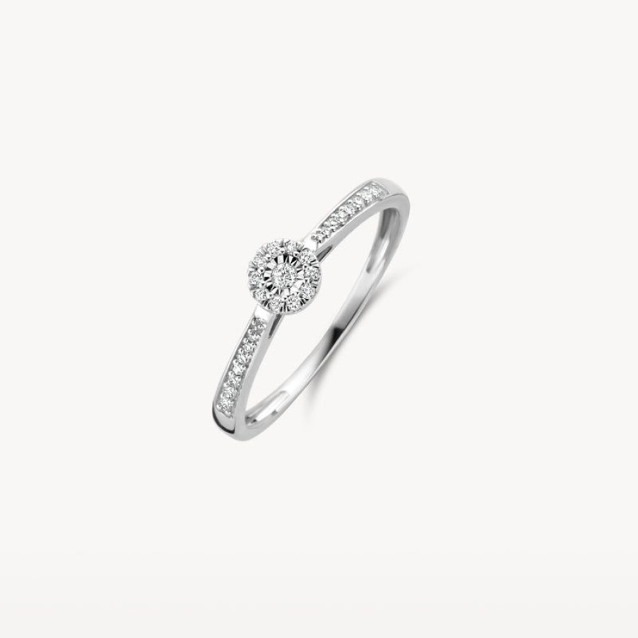 Rings Blush | 14K White Gold With Diamond