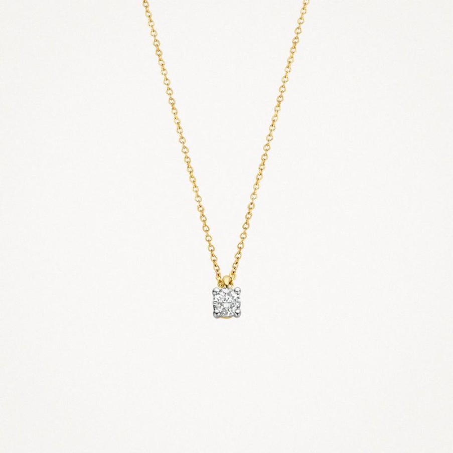 Necklaces Blush | 14K Yellow And White Gold With Diamond