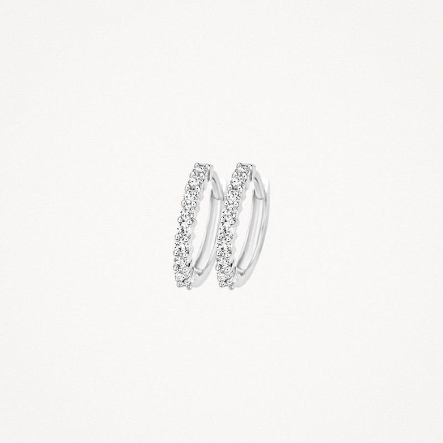 Ear Charms Blush | 14K White Gold With Zirconia