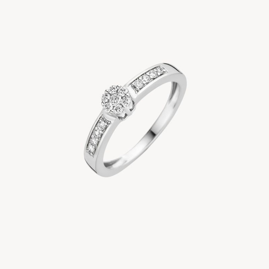 Rings Blush | 14K White Gold With Diamond