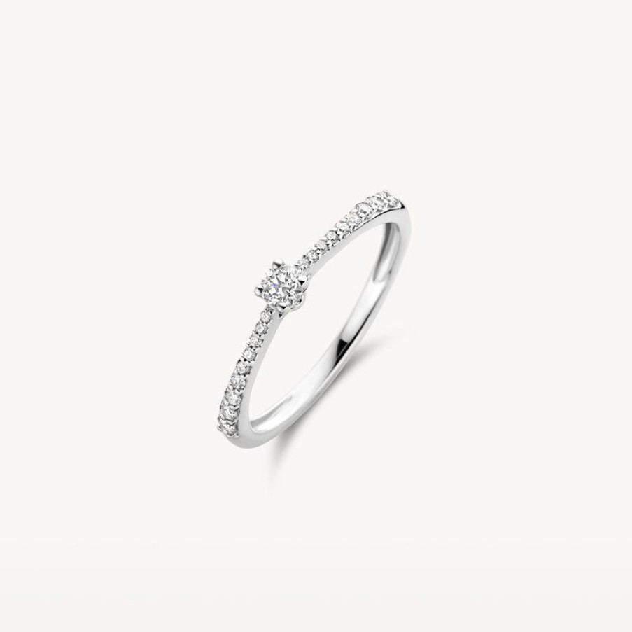 Rings Blush | 14K White Gold With Diamond