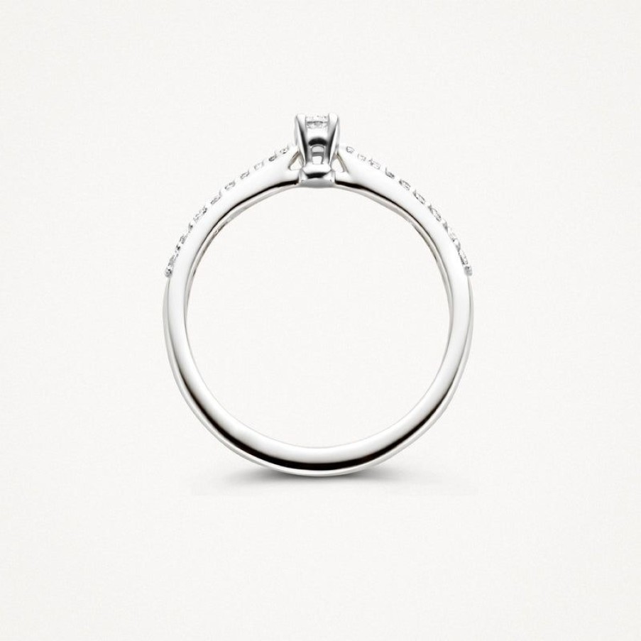 Rings Blush | 14K White Gold With Diamond