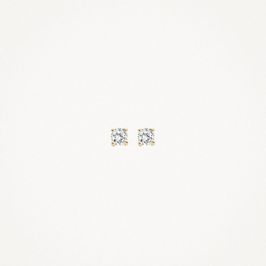 Ear Charms Blush | 14K Yellow Gold With Zirconia