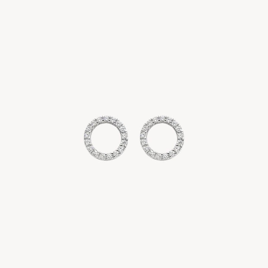 Ear Charms Blush | 14K White Gold With Zirconia