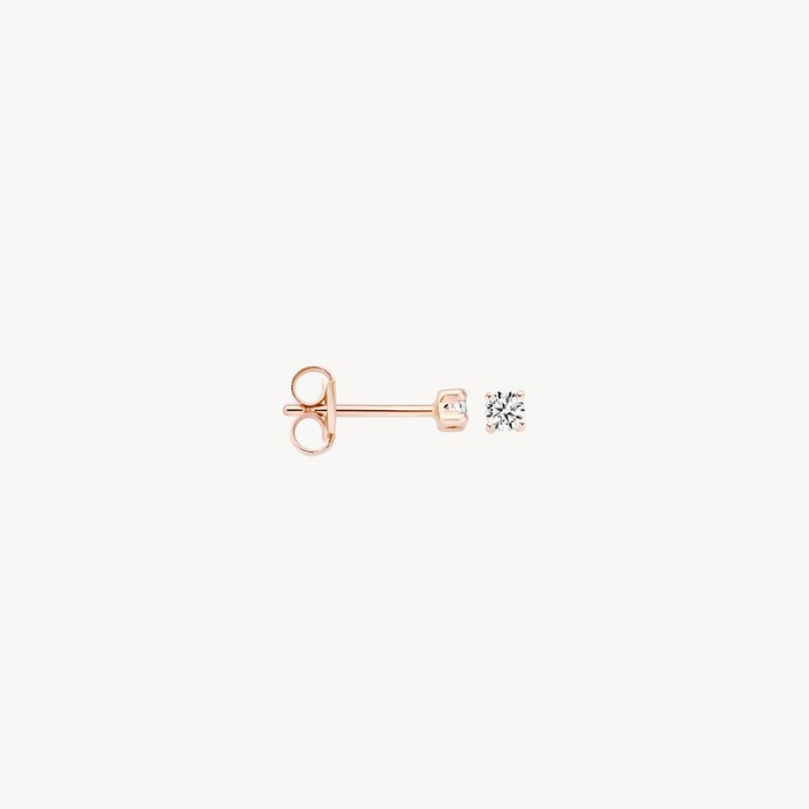 Earrings Blush | 14K Rose Gold With Zirconia