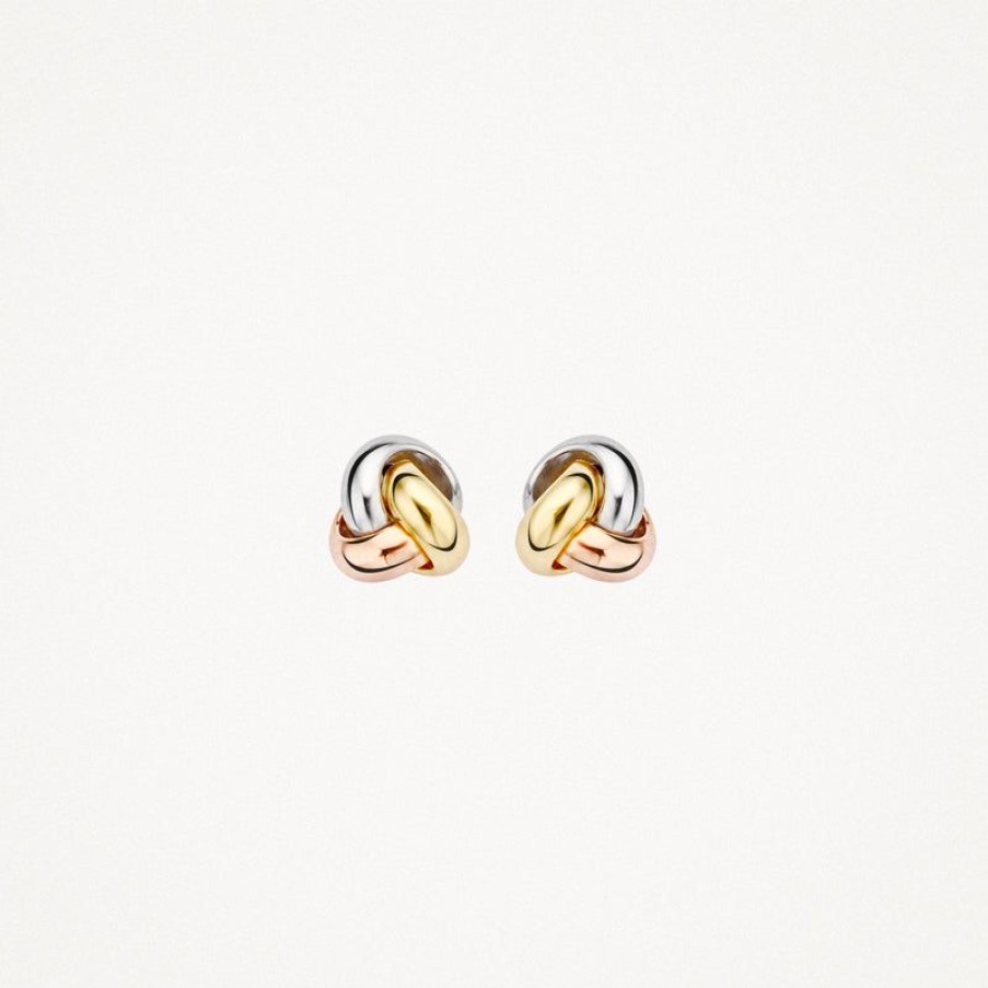 Earrings Blush | 14K White, Rose And Yellow Gold