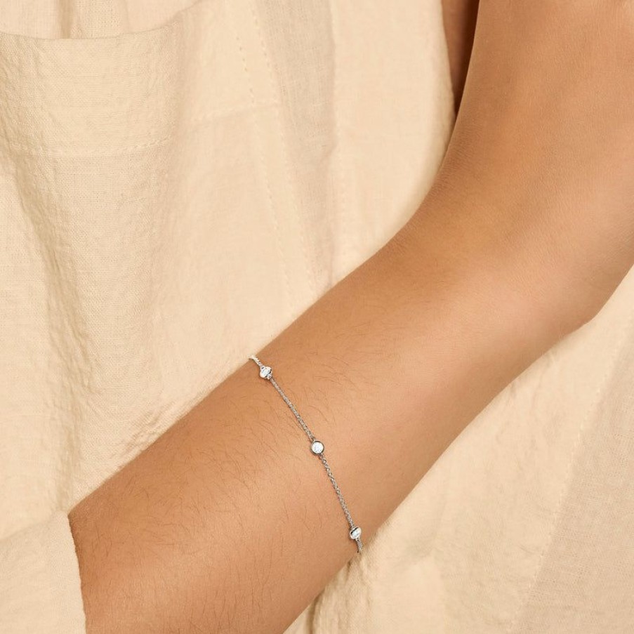 Bracelets Blush | 14K White Gold With Zirconia