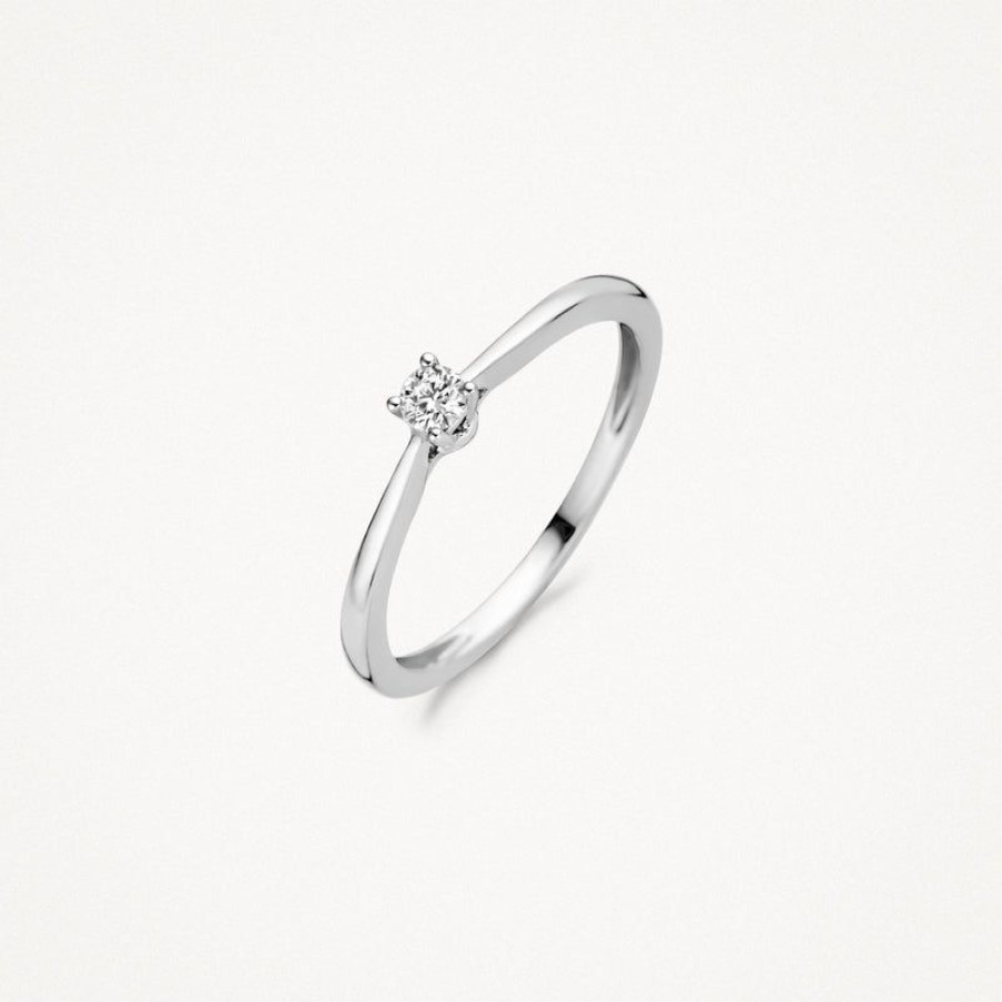 Rings Blush | 14K White Gold With Diamond