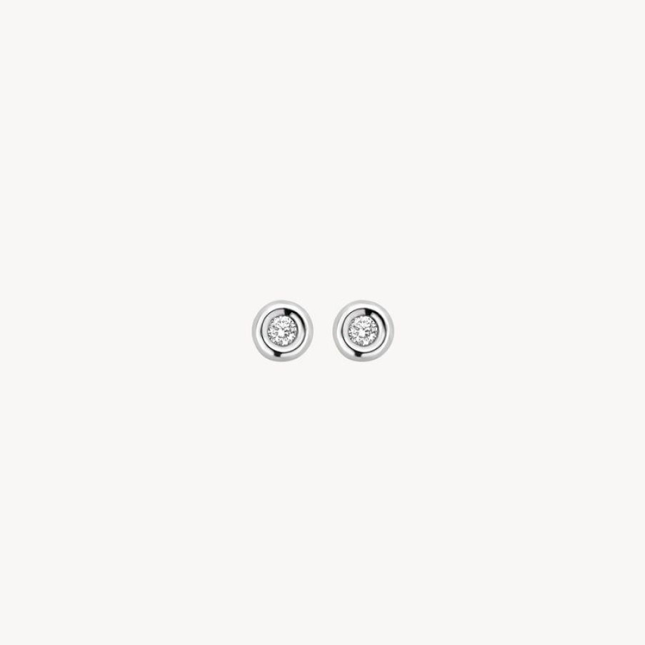 Ear Charms Blush | 14K White Gold With Diamond