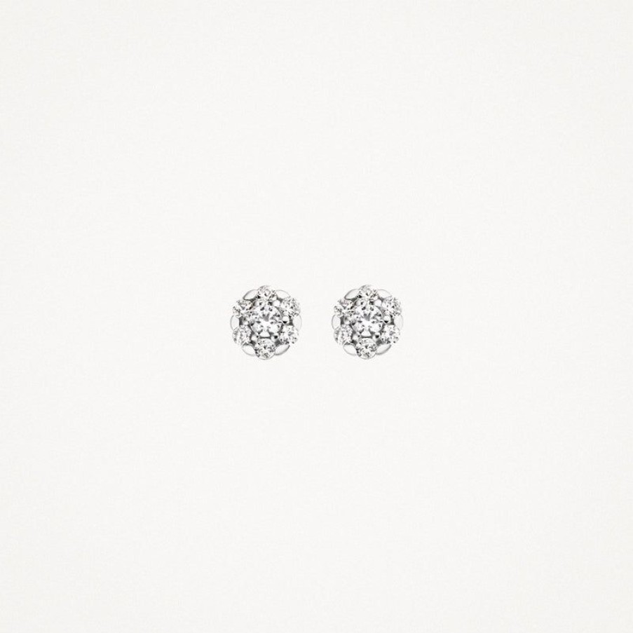 Ear Charms Blush | 14K White Gold With Zirconia