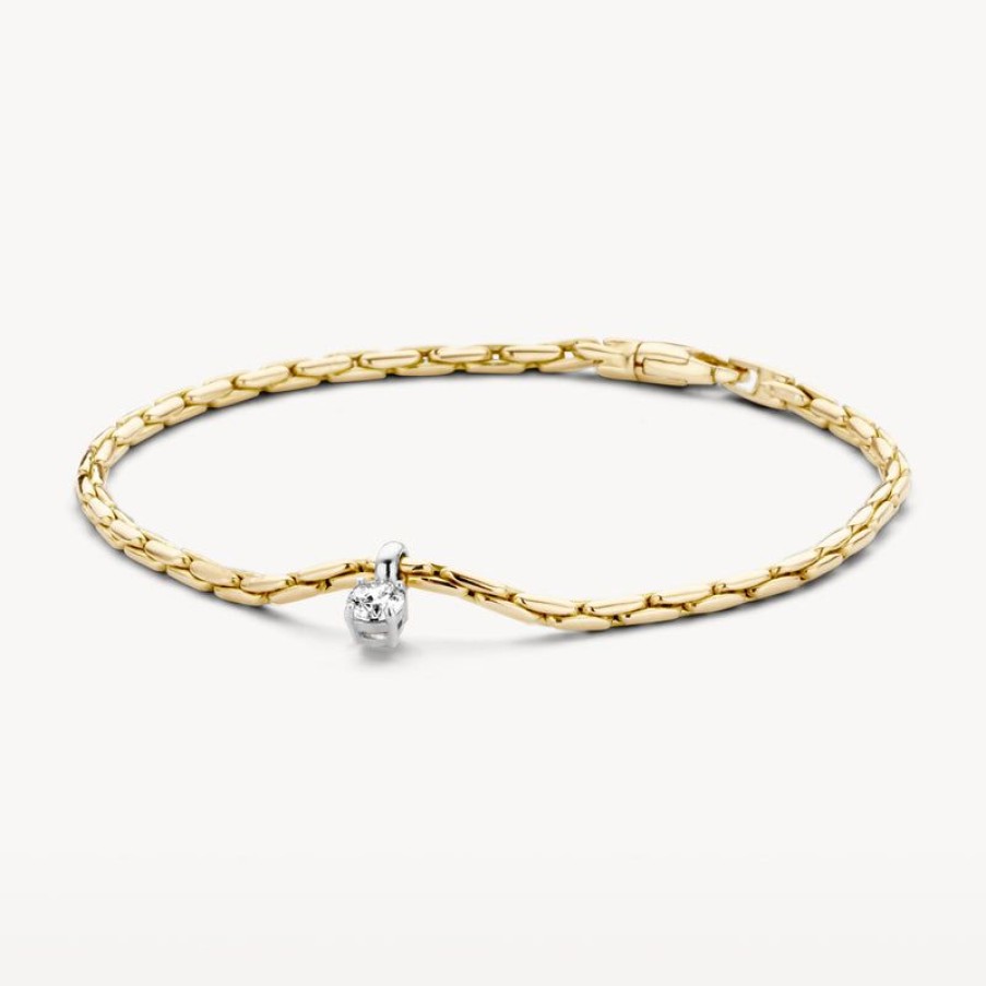 Bracelets Blush | 14K Gold And White Gold With Zirconia