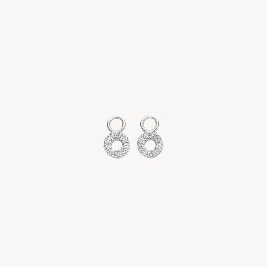 Ear Charms Blush | 14K White Gold With Zirconia