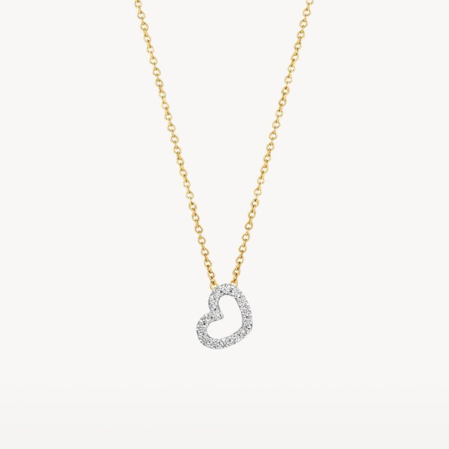 Necklaces Blush | 14K Yellow And White Gold With Diamond