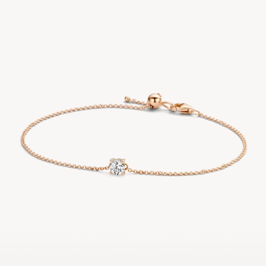 Bracelets Blush | 14K Rose Gold With Zirconia