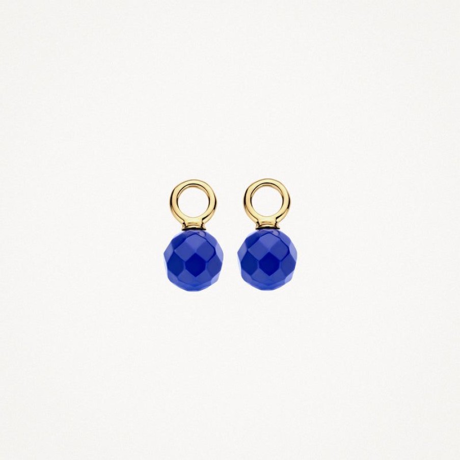 Ear Charms Blush | 14K Yellow Gold With Lapiz Lazuli