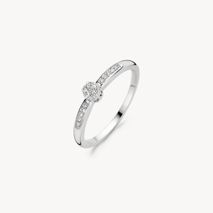 Rings Blush | 14K White Gold With Diamond