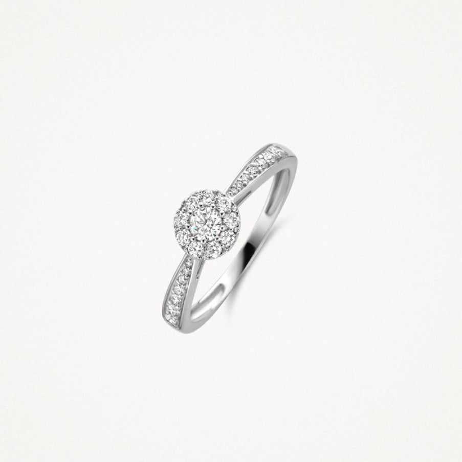 Rings Blush | 14K White Gold With Diamond