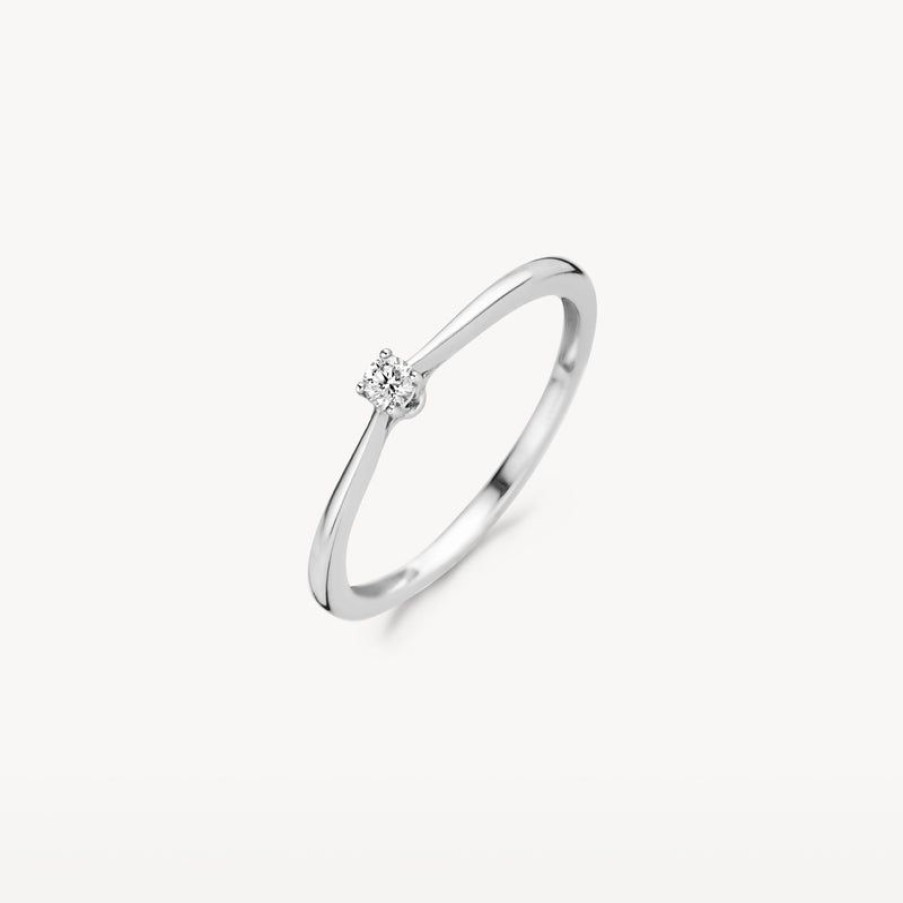 Rings Blush | 14K White Gold With Diamond