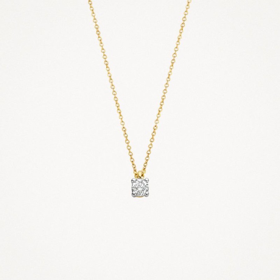 Necklaces Blush | 14K Yellow And White Gold With Diamond