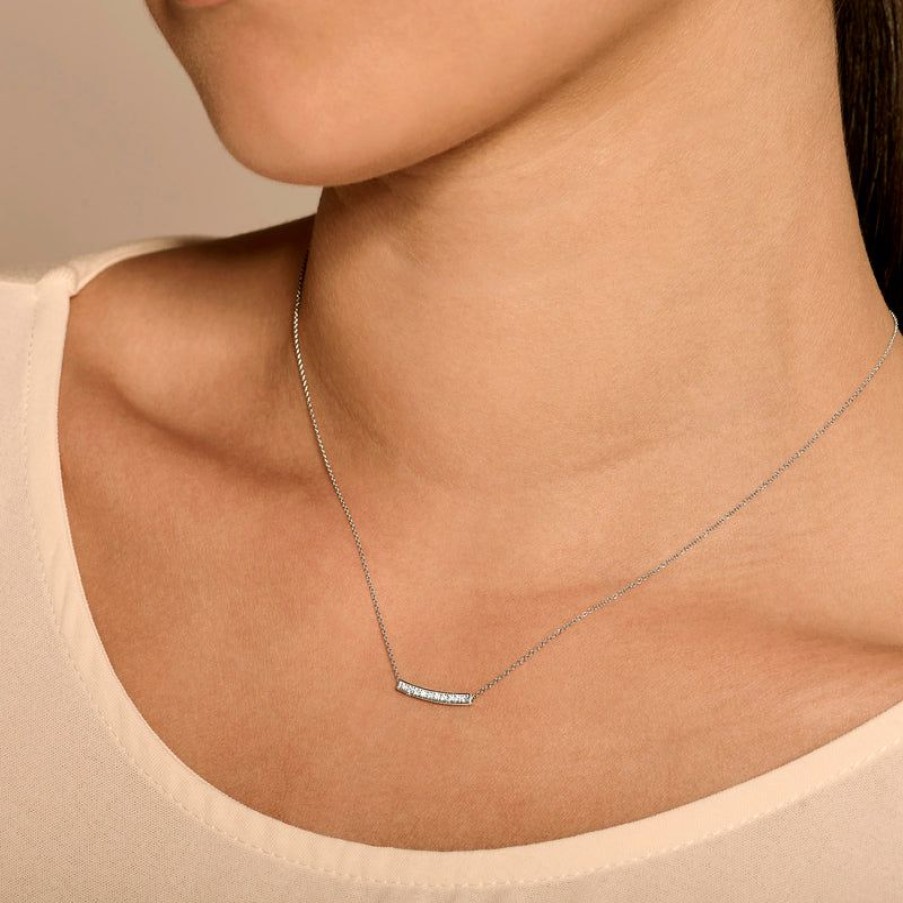 Necklaces Blush | 14K White Gold With Diamond