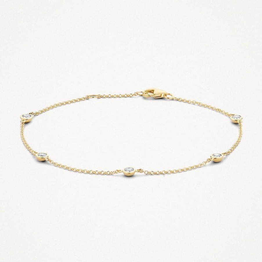 Bracelets Blush | 14K Yellow Gold With Zirconia