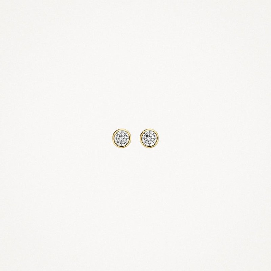 Ear Charms Blush | 14K Yellow Gold Met Zirconia