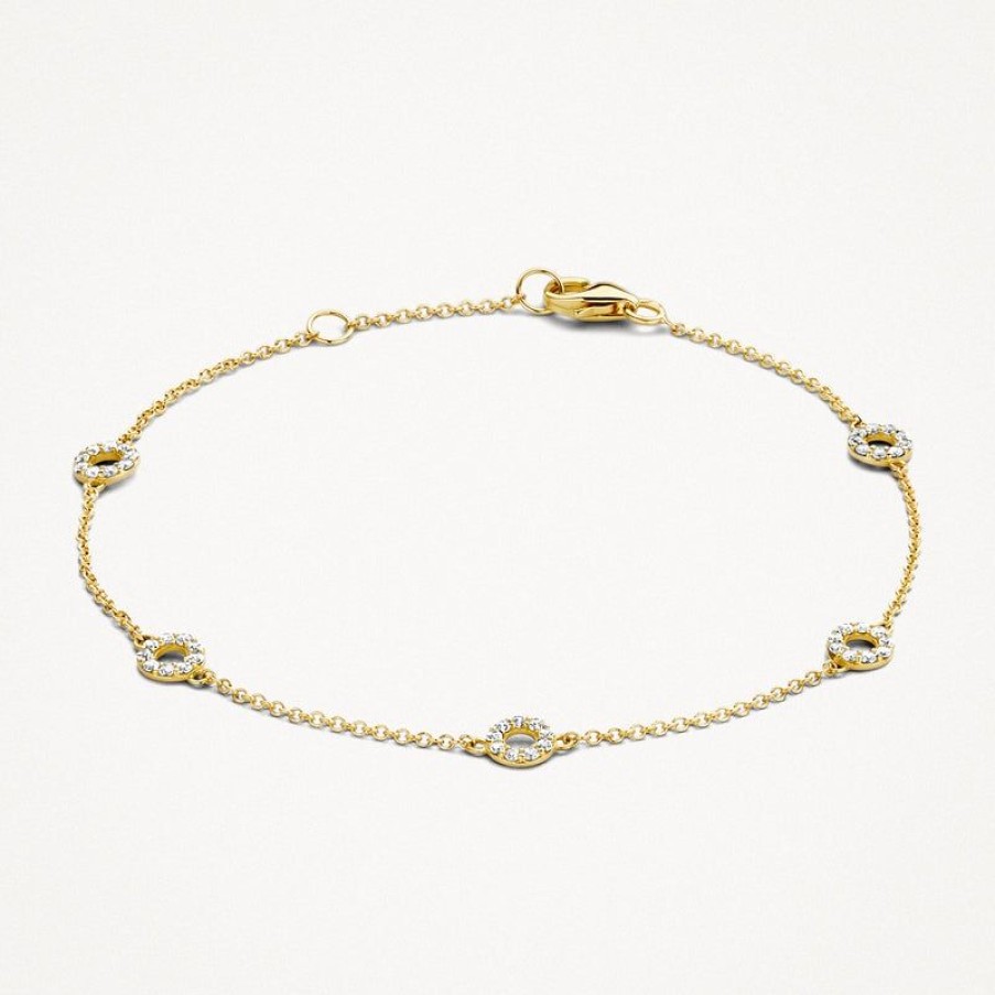 Bracelets Blush | 14K Yellow Gold With Zirconia