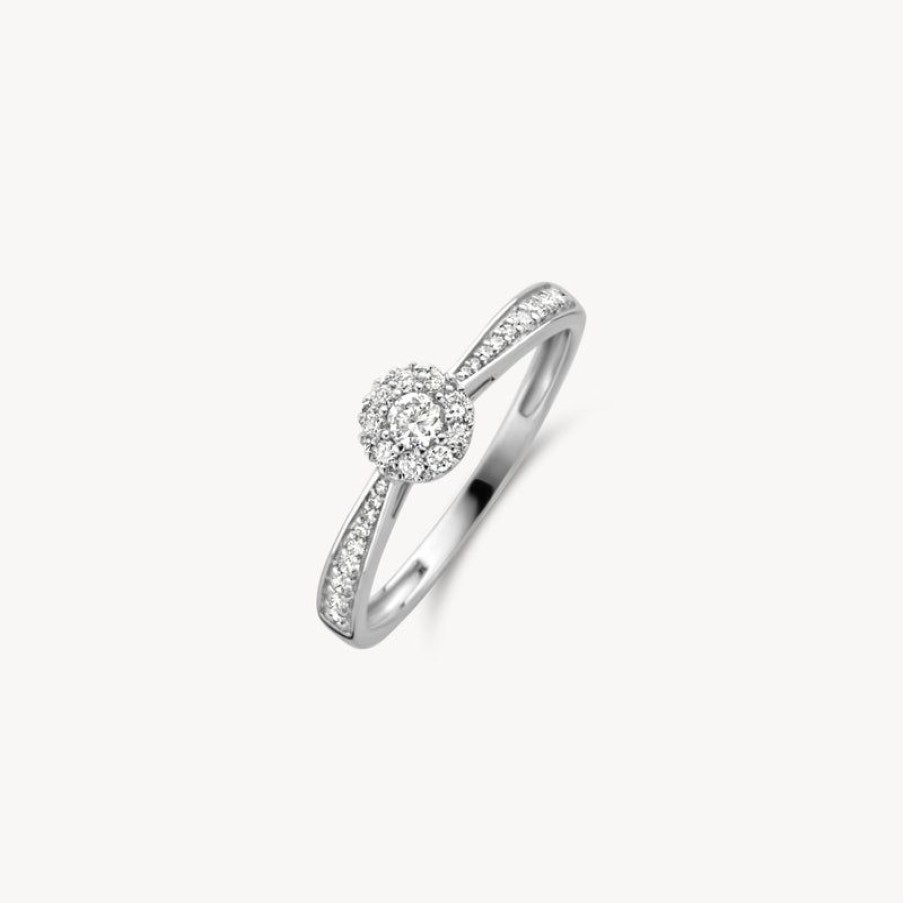 Rings Blush | 14K White Gold With Diamond