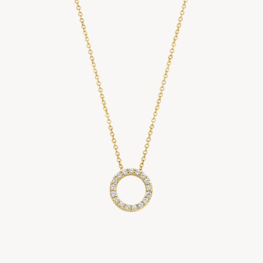 Necklaces Blush | 14K Gold And White Gold With Zirconia