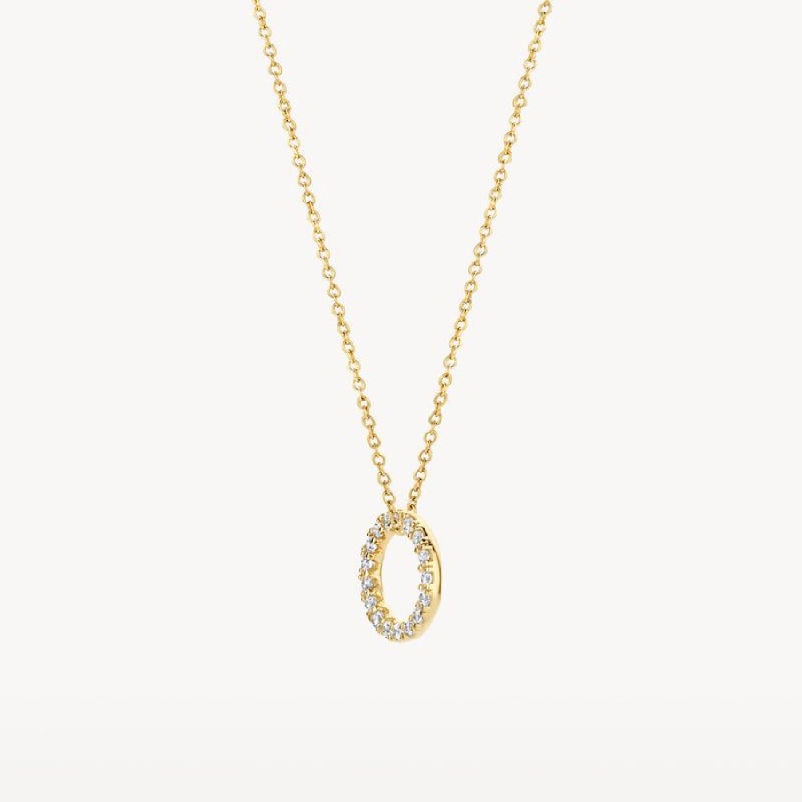 Necklaces Blush | 14K Gold And White Gold With Zirconia