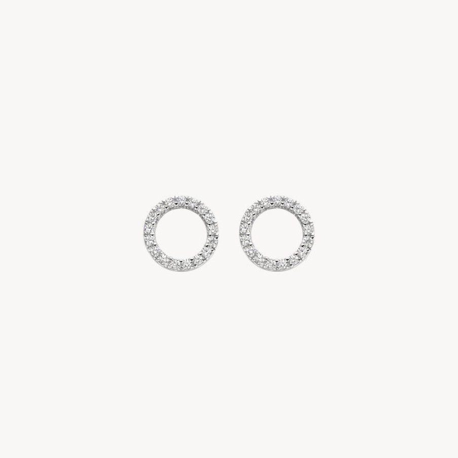 Ear Charms Blush | 14K White Gold With Zirconia