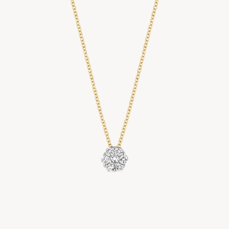 Necklaces Blush | 14K Yellow And White Gold With Diamond