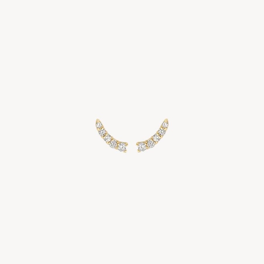 Ear Charms Blush | 14K Yellow Gold With Zirconia