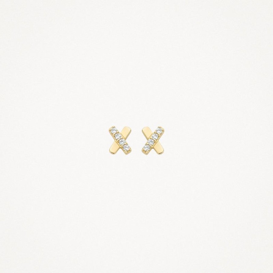 Ear Charms Blush | 14K Yellow Gold With Zirconia