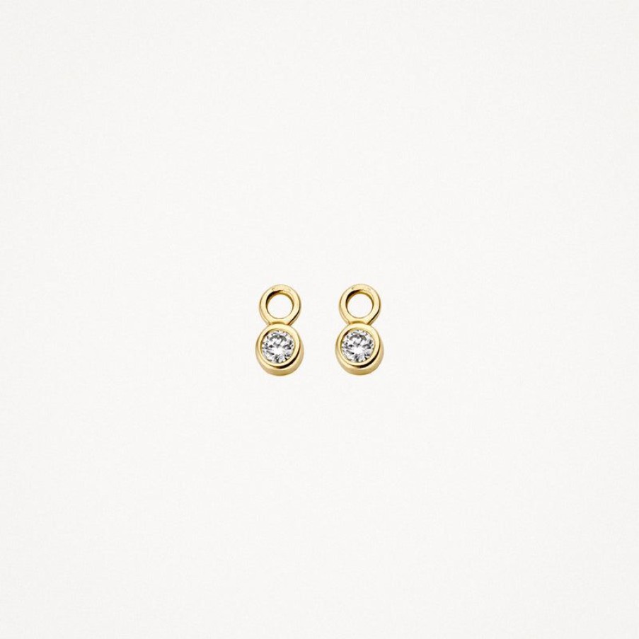 Ear Charms Blush | 14K Yellow Gold With Zirconia