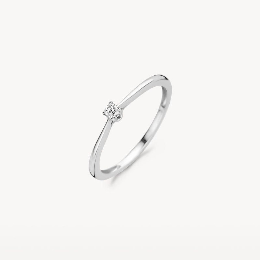 Rings Blush | 14K White Gold With Diamond