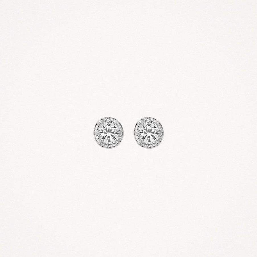 Ear Charms Blush | 14K White Gold With Zirconia