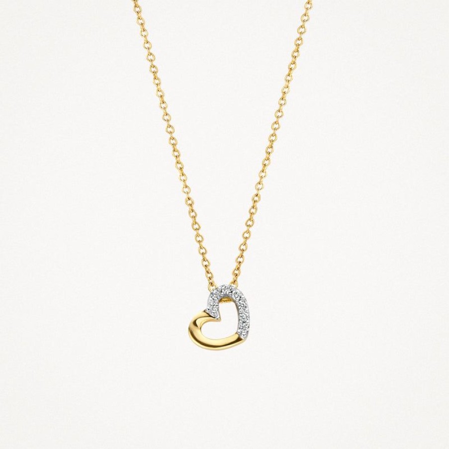 Necklaces Blush | 14K Yellow And White Gold With Diamond